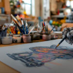 AI-baseret billeder og illustrationer til grafisk design